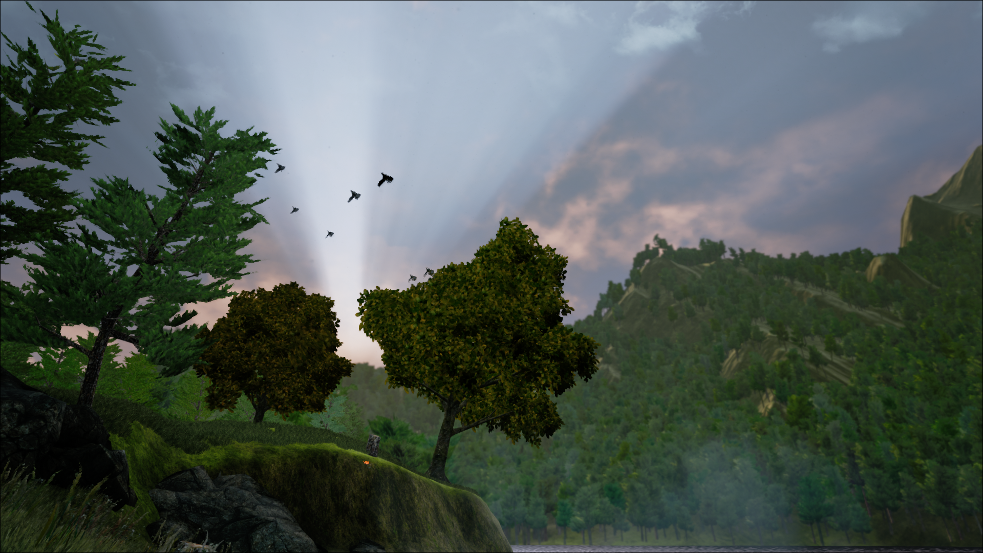 The Tale of Three - Forest campfire scene